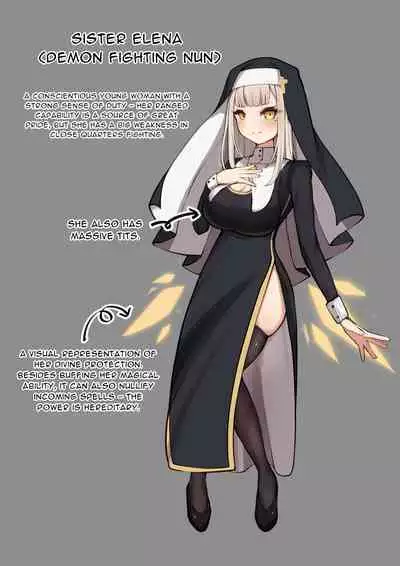 Taima Sister Shokushu Naedoko Hon | Exorcist Nun Tentacle Seedbed Book