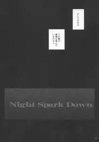 [OPEN BOOK (Toumi Haruka)] Night Spark Down (Scrapped Princess)